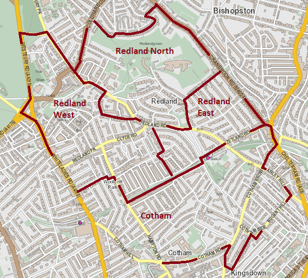 RCAS open gardens map 2017